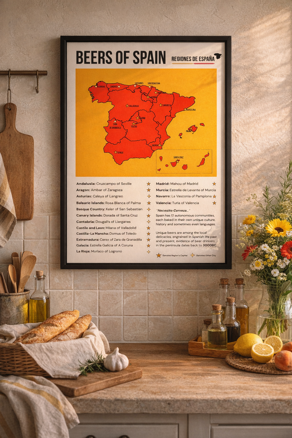 Beer of Spain Map